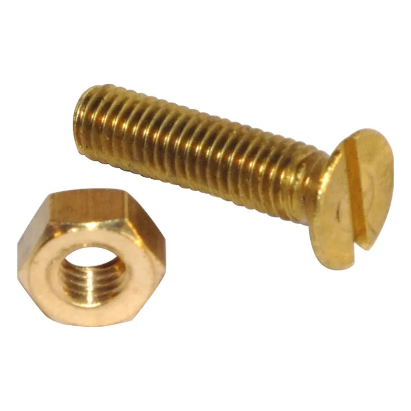 Vite DIN 963 per metallo in ottone lucido 3 mm x 20 mm 15 pz