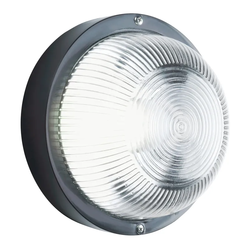 Plafoniera serie Echo attacco E27 nera