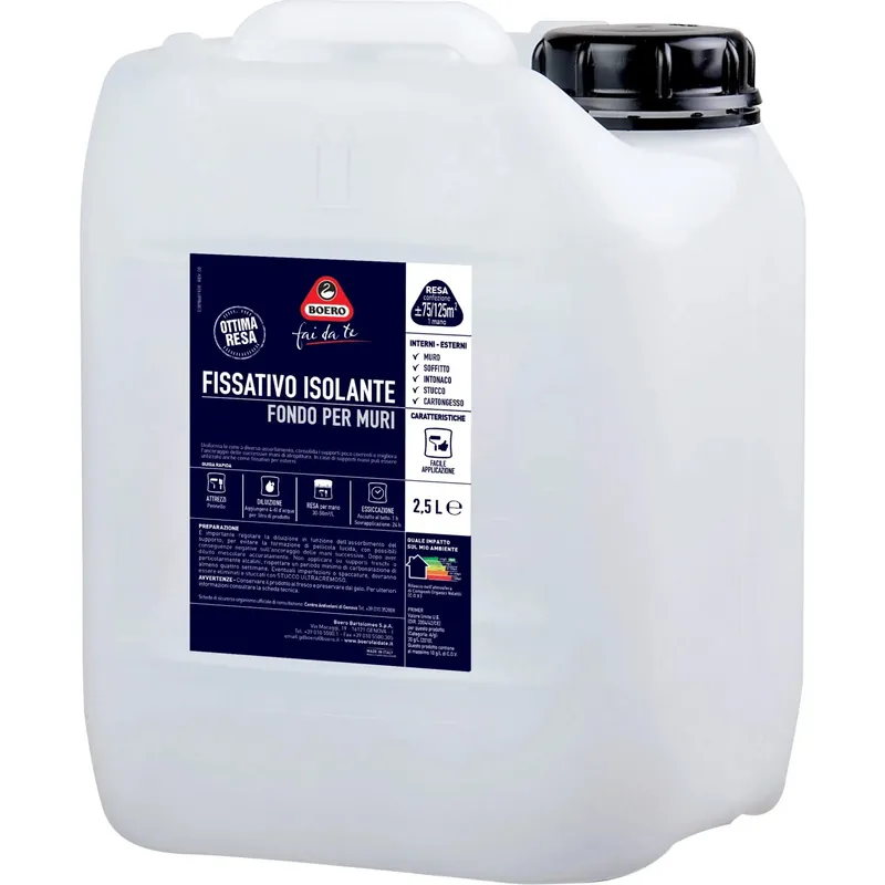 Fissativo isolante per muri 2,5 lt Boero