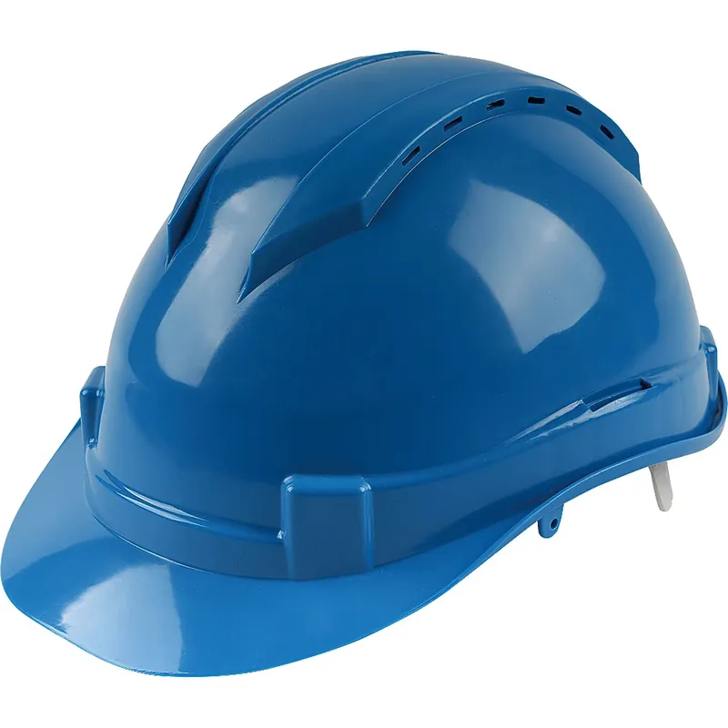 Casco da lavoro per cantiene a 6 punti LUX-TOOLS blu