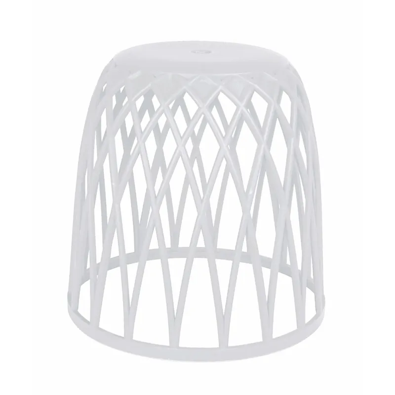 Portabiancheria e sgabello da bagno Wenko Omio Ø 43,5 cm bianco