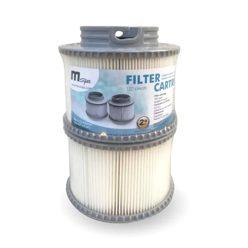 Cartucce filtro 120 pieghe per piscina idromassaggio Mspa Oslo 2 pz