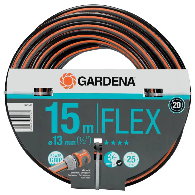 Tubo irrigazione flessibile Gardena Comfort FLEX 15 m x Ø 13 mm (1/2")