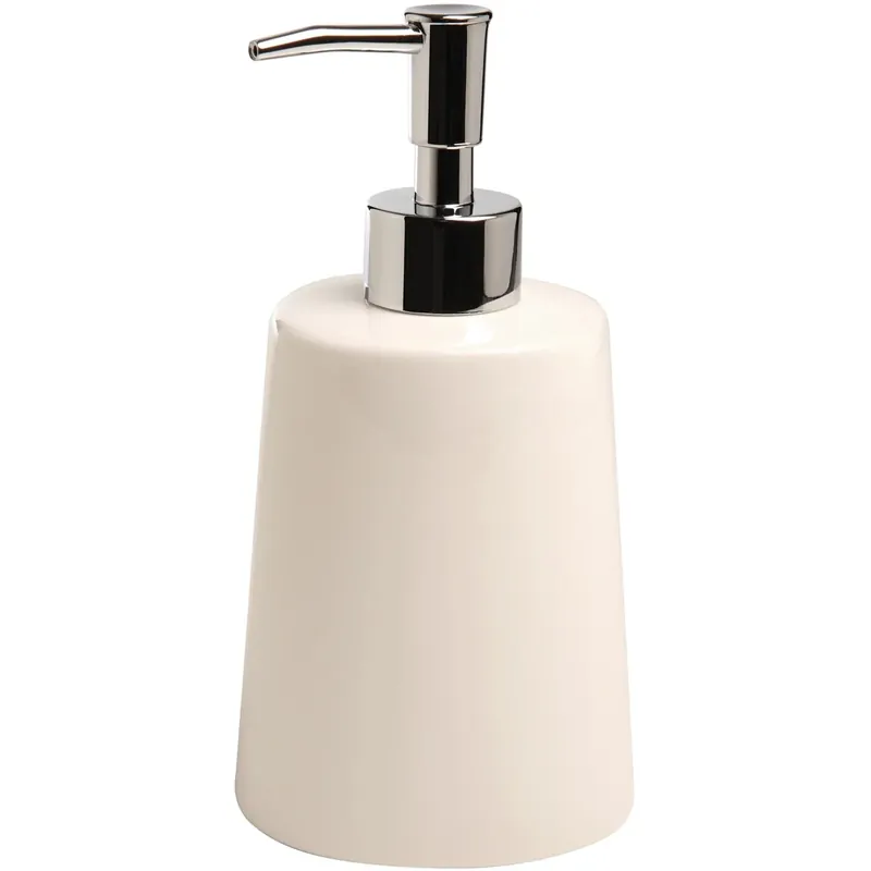 Dispenser sapone Maya in ceramica bianco