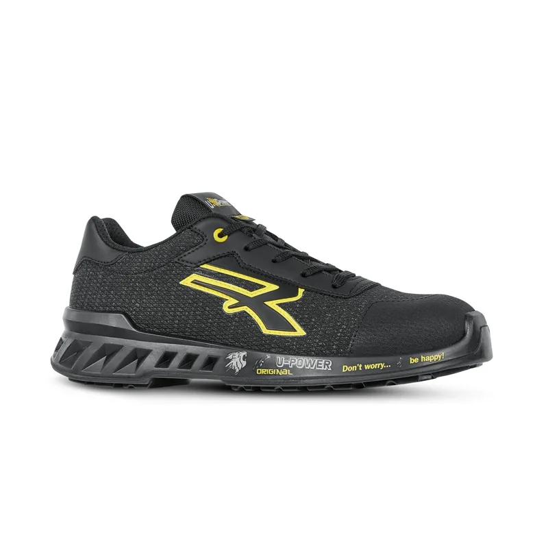 Scarpa antinfortunistica Upower Frank nero-giallo tg 37