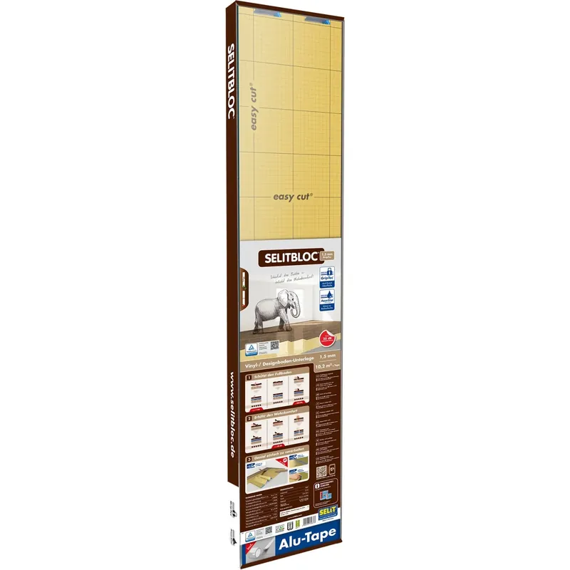Sottopavimento Isolamento acustico Selitbloc sp 1,5 mm 10,2 m²